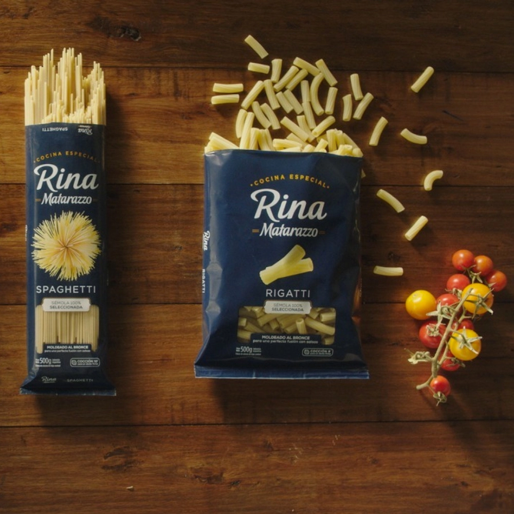 Molinos presenta Rina Matarazzo, la nueva expresión de calidad en pastas.